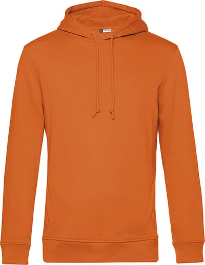 Organic Inspire Hooded° B&C Collectie maat M Oranje