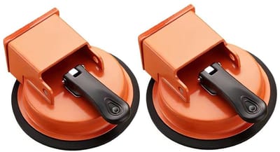 Verstelbare zuignap voor laminaatvloeren - Ideaal voor parket, tegels en vinylvloeren (2 oranje) - Gebruiksvriendelijk en duurzaam gereedschap