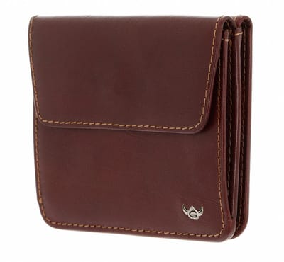 Golden Head Leren portemonnee Colorado RFID Protect Überschlagbörse 1174 Tabacco bruine