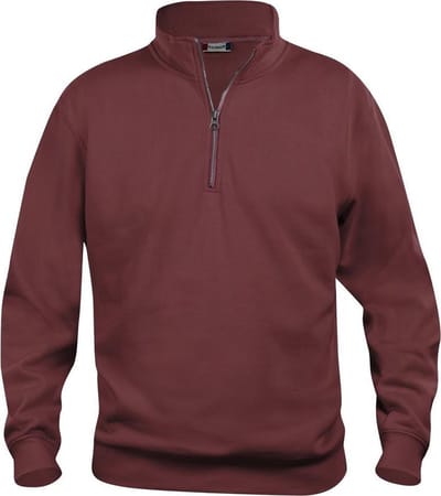 Clique Basic Half Zip 021033 - Bordeaux - XS