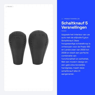 Dailygoods- Versnellingspook Knop - Universeel - Pookknop - Versnellingspook Hoes - Schaltknauf - Geschikt voor 5 Versnellingen