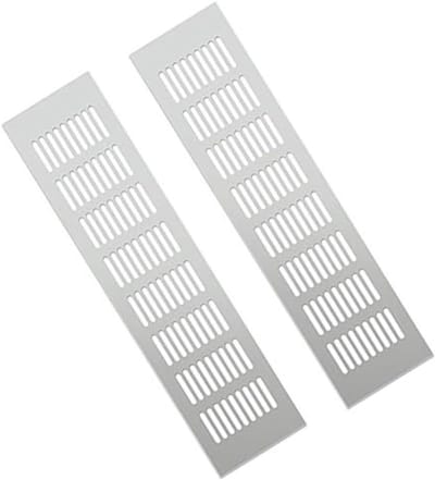 Ventilatieroosters - Lamellenrooster - Ruimte Ventilatie - Corrosiebestendig Aluminium - 200 x 600 mm - Zilver
