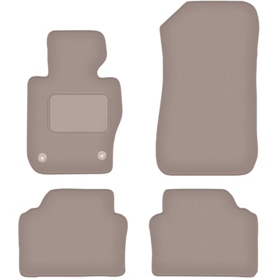 Beige velours vloermatten voor: BMW 3 E91 xDrive stationwagen, touring (2004-2011)