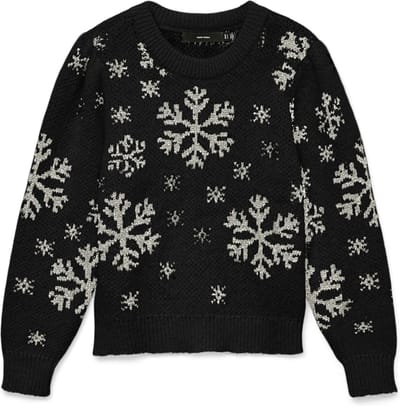VERO MODA - VMSNOWY FROST LS O-NECK PULL. XMAS - Dames - Gebreide truien