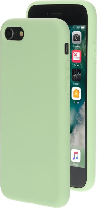 Mobiparts hoesje geschikt voor de Apple iPhone 7/8/SE(2020/2022) - Siliconen - Groen