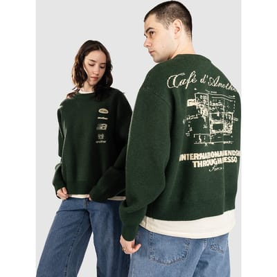 Another Cotton Lab Another Coffee Knit Gebreide Trui groen