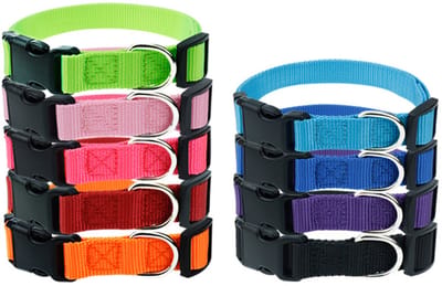 JeiibrZui Puppyhalsband - Nylon Hondenhalsband - Zacht & Slijtvast Materiaal Verstelbaar Voor Kleine En Middelgrote Honden - 9 - Algemeen Gebruik - Diverse
