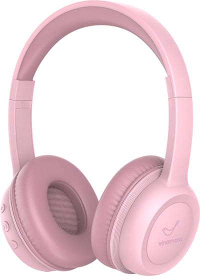 ATouch Kinderkoptelefoon Lite-X – Volumebegrenzing - Koptelefoon kinderen – Microfoon – Bluetooth koptelefoon – Duurzaam – Roze