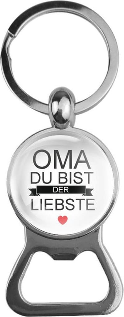 Bieropener Glas - Oma Du Bist Der Liebste