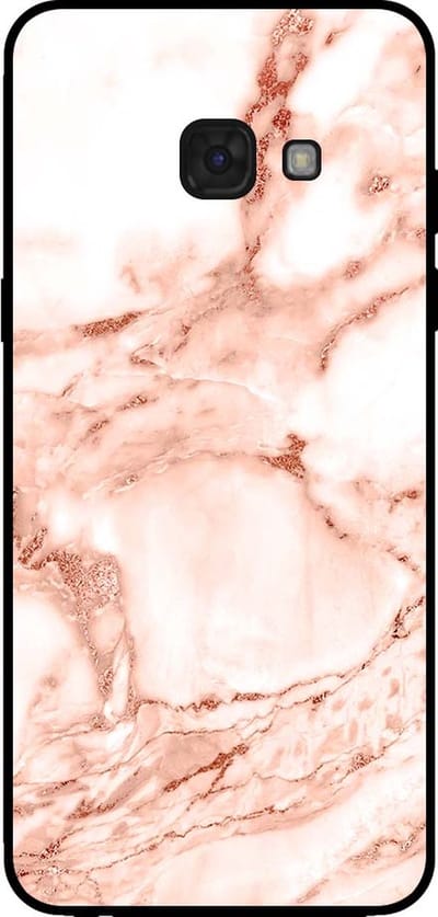 Smartphonica Telefoonhoesje voor Samsung Galaxy A5 2017 marmer look - backcover marmer hoesje - Wit Rosé Goud geschikt voor Samsung Galaxy A5 2017