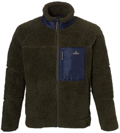 NOMAD® Sherpa Fleecevest Unisex | Donkergroen | S | Hoogpolig Fleece | Extra Warm, Zacht & Ademend | Met Rits, Windstopper & Zakken
