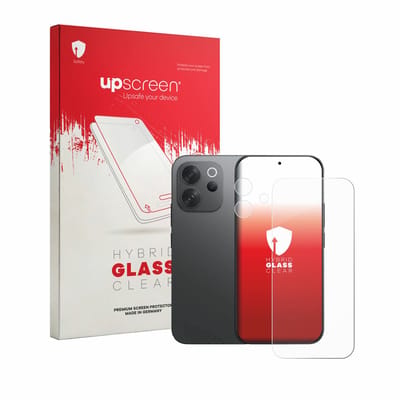 upscreen - Screenprotector voor Vivo V70 (Voor+Camera) - Folie Beschermfolie Beschermglas transparant