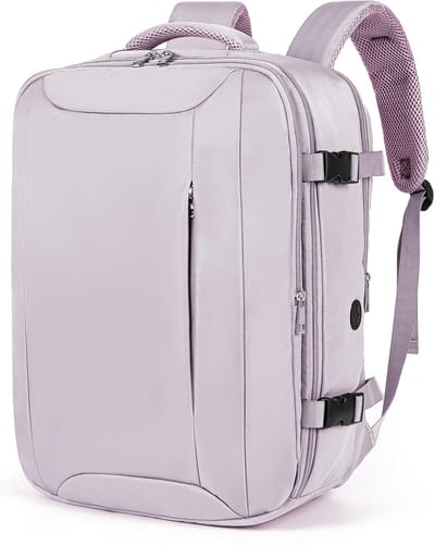 Handbagage Rugzak - Nylon - Compacte Afmetingen 40 x 30 x 20 cm - Met Diefstalbescherming - Voor Vliegtuigreizen