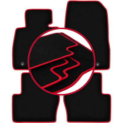 CARLUX-RED automatten voor: Mazda 2 IV hatchback (2014-)