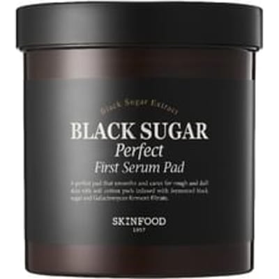 [SKINFOOD] Black Sugar Perfect First Serum Pad 250g 60EA gray