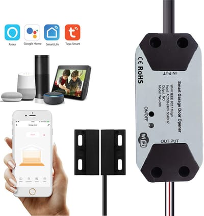 Slimme garagedeuropener wifi – zonder hub, met app & spraakbediening