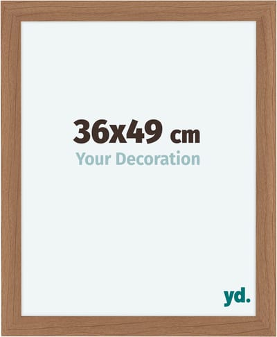 Your Decoration - Fotolijst 36x49 cm - MDF - Notenhout Licht - Como