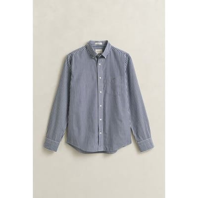 Gant blauw gestreept overhemd normale fit