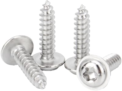 50 Stuks Zelf-Tappende Plaatbouten M4x25mm - Torx Kop Roestvrij Staal A2 voor Hout en Metaal