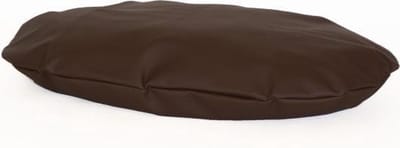 Comfort Kussen Hondenkussen Ovale leatherlook 77 x 50 cm - Bruin