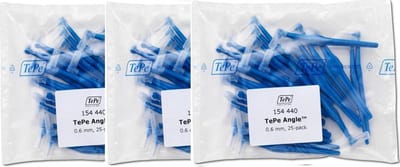 Tepe Angle Blauw 0.6 mm - 3 x 25 stuks - Voordeelverpakking