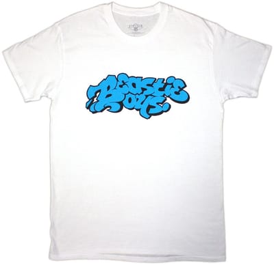Beastie Boys - Graffiti Logo Heren T-shirt - S - Wit