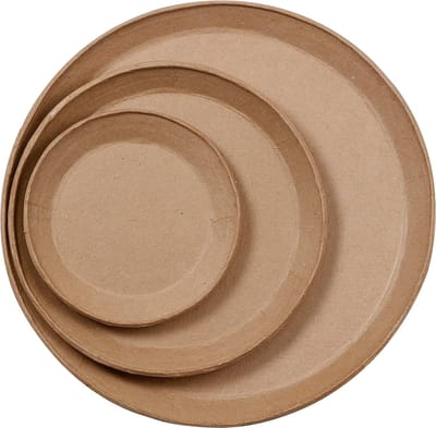 Set van 3 ronde schalen Decopatch