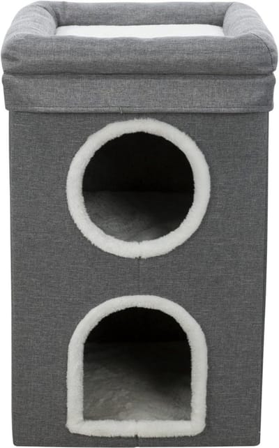 Zylo® Krabton Voor Katten - Krabmeubel - Kraboppervlak- Grijs - 40x40x64cm