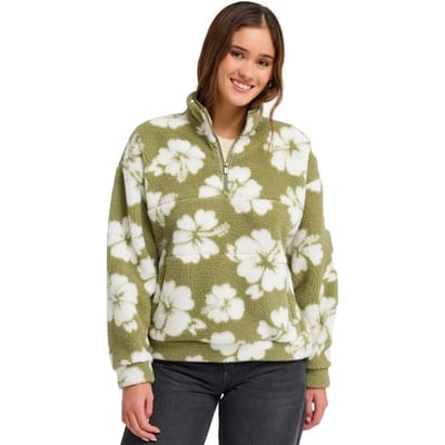 Fleece met halve rits voor dames Roxy Jive Talking