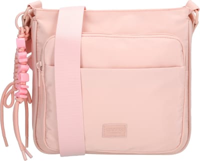 Charm London Seoul Crossbodytas - Schoudertas - Lichtgewicht - Dames Tas - Verstelbare Schouderband - Ritsvakken - Lichtroze