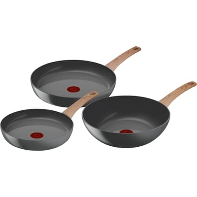Tefal Renew Keramische koekenpannenset 24 + 28 cm + Wokpan 28 cm
