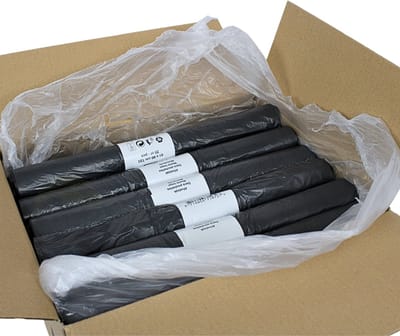 500x HDPE Afvalzakken 61 x 80 cm (60L) Grijs – Type 23 op rol