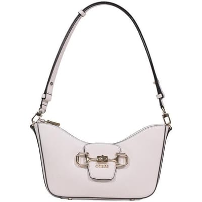 GUESS schoudertas Janie Convertible Shoulder Bag Stone beige