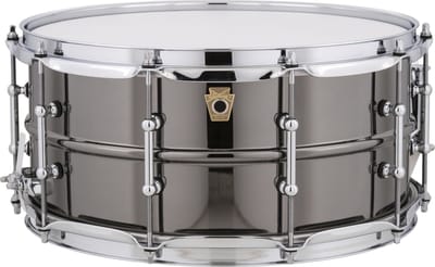 Ludwig zwart Beauty Snare LB417T, 14"x6,5", Tube Lugs - Snare drum