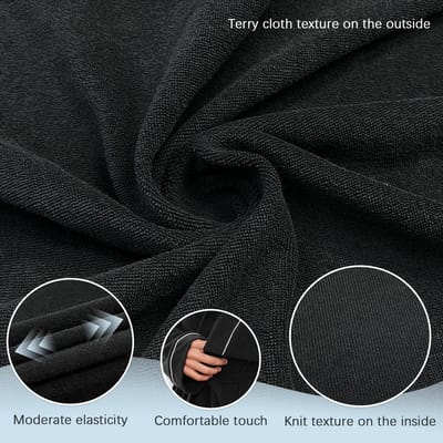 Terry-cloth badjas voor heren van 100% katoen, zacht en comfortabel, ideaal voor sauna en thuis