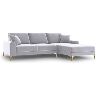 4.5-zitshoekbank Madara rechts velvet | Mazzini Sofas