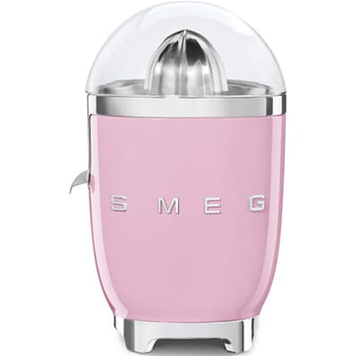 SMEG CJF11PKEU Citruspers - Elektrische Citruspers - 70W - RVS Filter - Antidruppelsysteem - Automatische Start/Stop - '50s Style - Roze