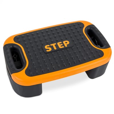 cardiostrong 3 in 1 Aerobic Step Board zwart/oranje