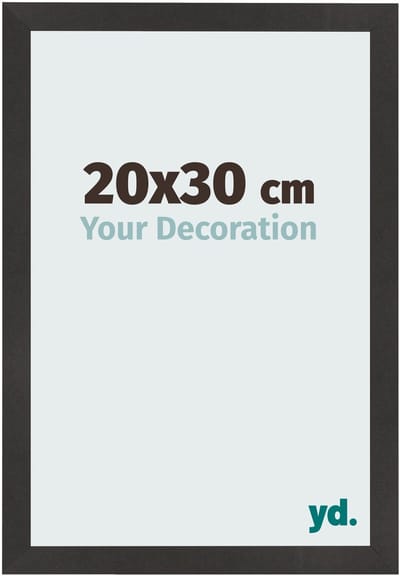 Your Decoration - Fotolijst 20x30 cm - MDF - Zwart Mat - Bologna