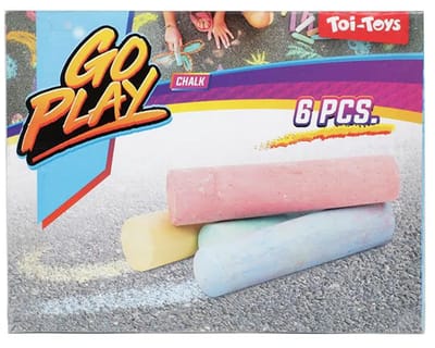 Stoepkrijt - Krijt - Krijtjes -  6 stuks - Toi Toys