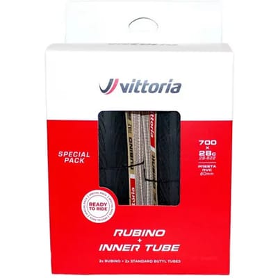 Vittoria Raceband Rubino V Duo Pack Vouw 28-622 Para/Zwart En Binnenband