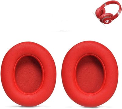 Vervangende Oorkussens Kit voor Draadloze Over-Eear Hoofdtelefoons - Comfort, Geluid en Duurzaamheid (Rood)