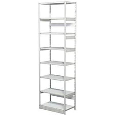 Complete stelling PROGRESS 500 T, basissectie, zonder achterwand, H 2600 x B 750 x D 440 mm