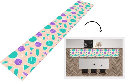 Keukenloper - Loper keuken - Vintage - Patronen - Blokken - 300x50 cm - Keukenloper vinyl