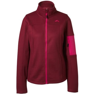 CRIVIT Dames fleecevest (Rood, XS (32/34))