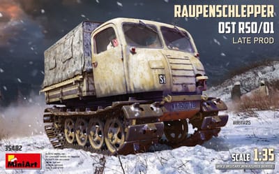 MiniArt Modelbouwpakket Militaire voertuigen - 35482 Raupenschlepper Ost Steyr RSO/01 - Late Productie - Truck Plastic - 1:35 - Modelbouw