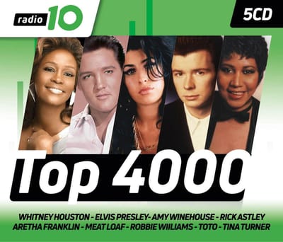 Radio 10 Top 4000 - 2018  ( 5-CD-Box )