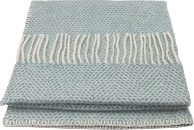 WOOOL Luxury Babydekentje - BEEHIVE (Ocean) - 68x73cm - 100% Lamswol