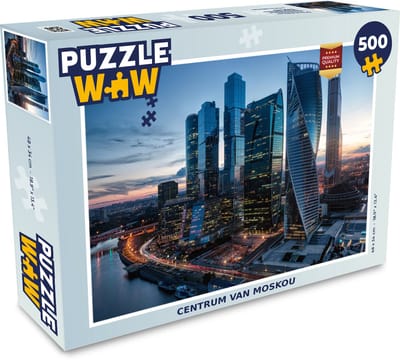 Puzzel Centrum van Moskou - Legpuzzel - Puzzel 500 stukjes