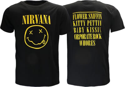 Nirvana Flower Sniffin T-Shirt - Officiële Merchandise - 3XL